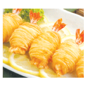 Potato Wrapped Shrimp (감자말이새우)